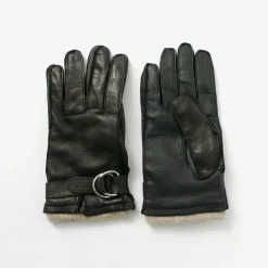 GLOVES / Touch Lambskin Ring Belt Gloves