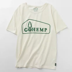 GOHEMP / Box Logo Basic Short Sleeve T-Shirt