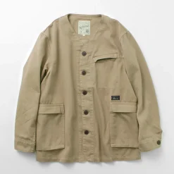 GOHEMP / Green Lodge Jacket Hemp Cotton Recycled Polyester Cloth