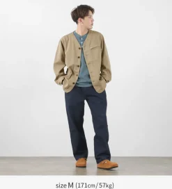 GOHEMP / Green Lodge Jacket Hemp Cotton Recycled Polyester Cloth