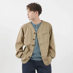 GOHEMP / Green Lodge Jacket Hemp Cotton Recycled Polyester Cloth