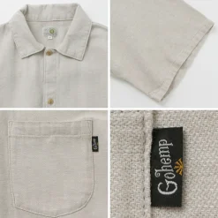 GOHEMP / Greenhill Shirt Hemp Cotton Broken Twill