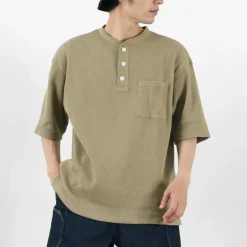 GOHEMP / Henley PK Short Sleeve Shirt
