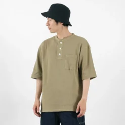 GOHEMP / Henley PK Short Sleeve Shirt