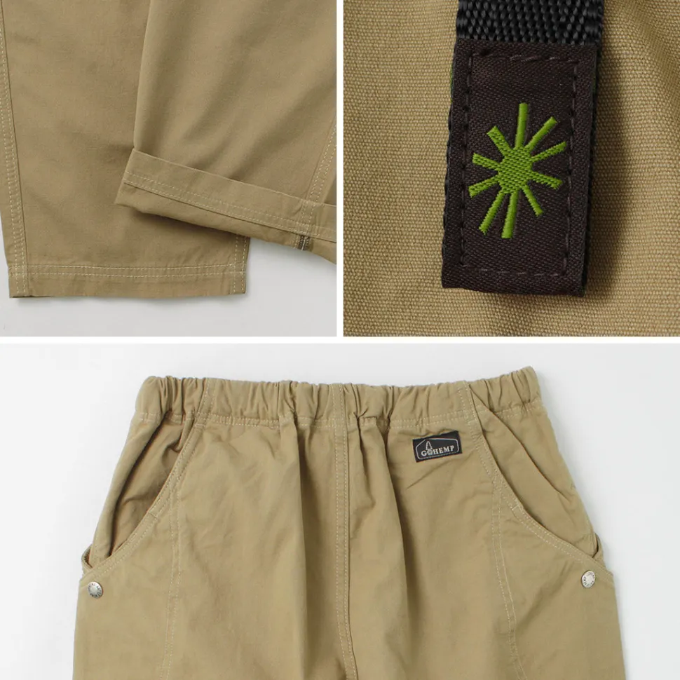 GOHEMP / Military canvas high explorer pants