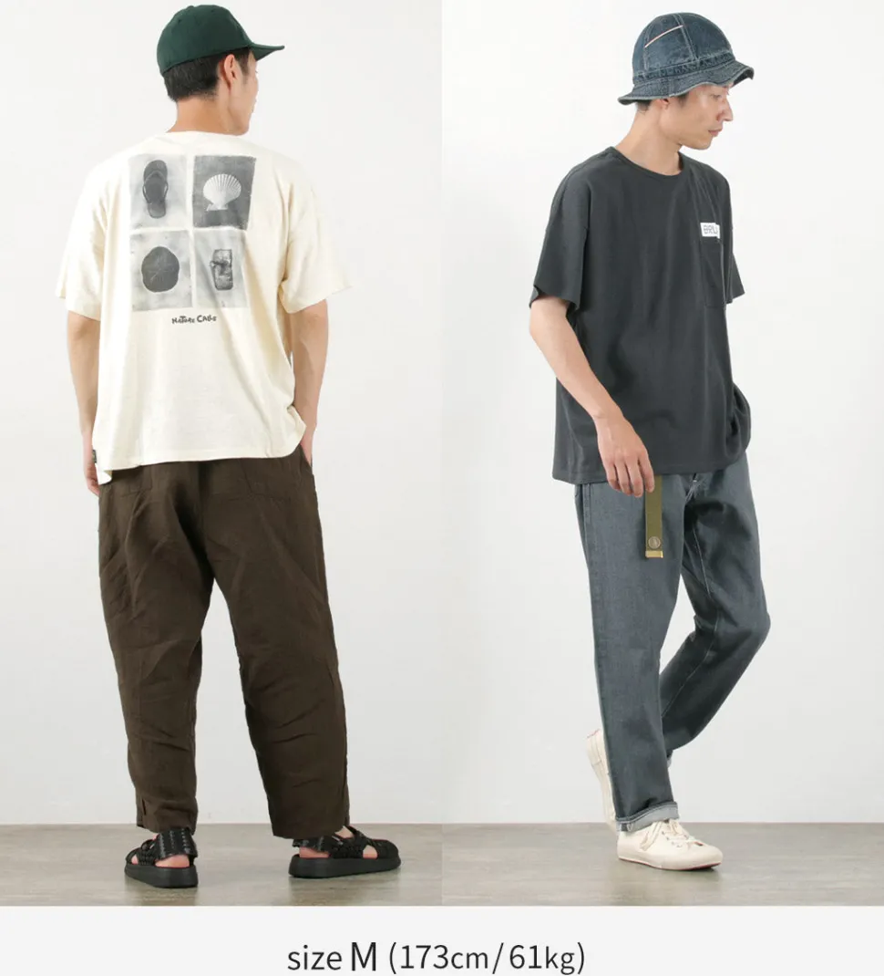 GOHEMP / NC Mono Tone Wide Poket Tee