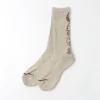 GOHEMP / Patterned Pile Crew Socks