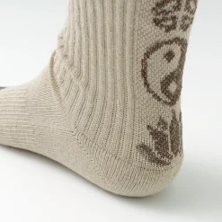 GOHEMP / Patterned Pile Crew Socks