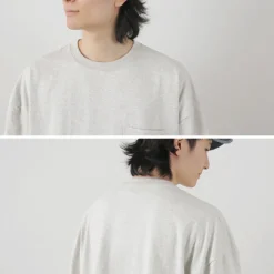 GOHEMP / Wide slit T-shirt Heather