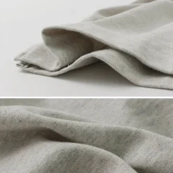 GOHEMP / Wide slit T-shirt Heather