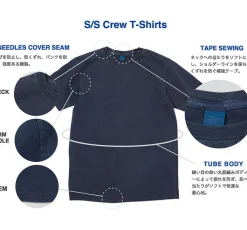 GOOD ON / GO BOY Hanging embroidery short sleeve pocket