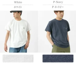 GOOD ON / GO BOY Hanging embroidery short sleeve pocket
