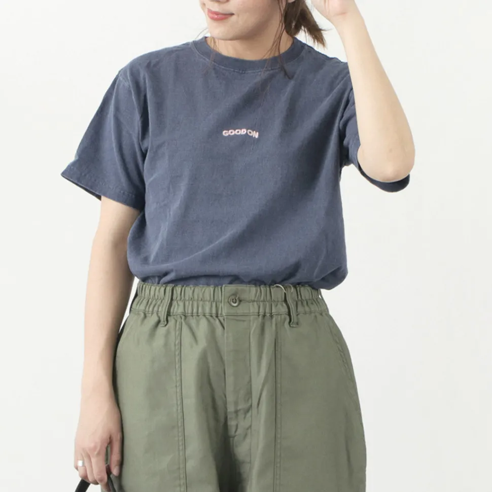 GOOD ON / GOOD ON Arch Logo Embroidery T-shirt