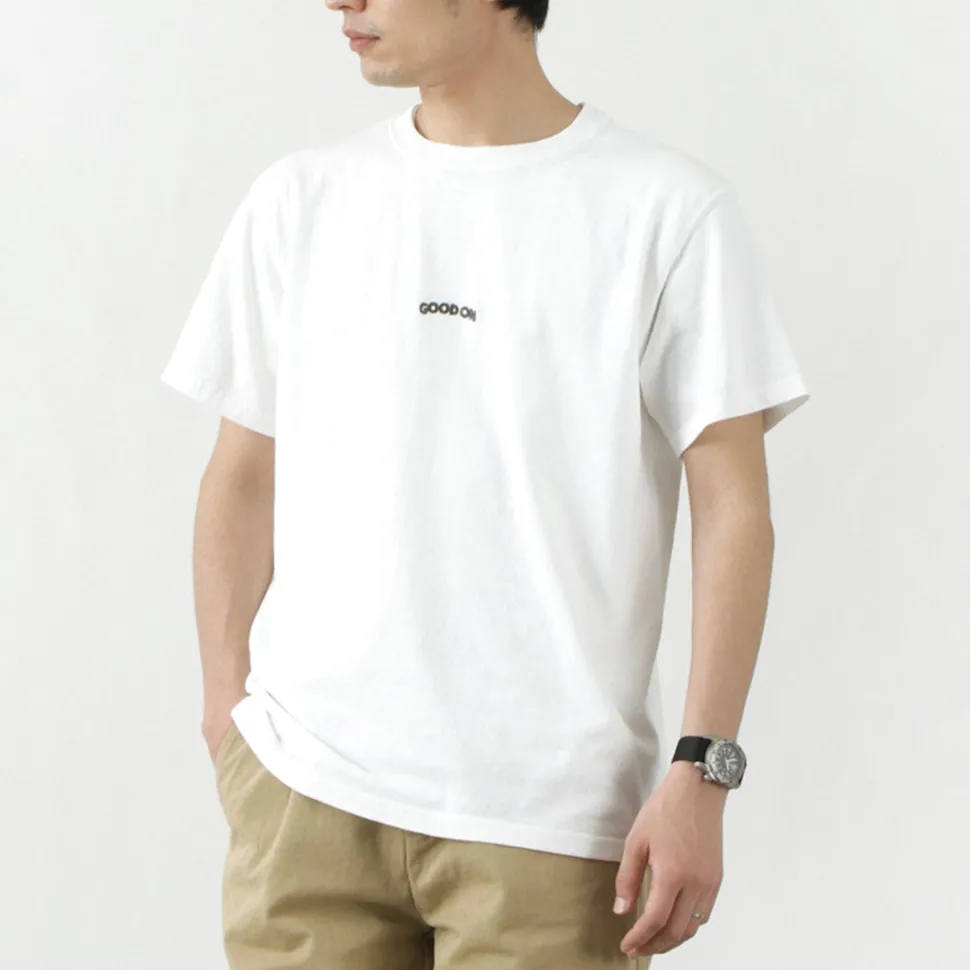 GOOD ON / GOOD ON Arch Logo Embroidery T-shirt