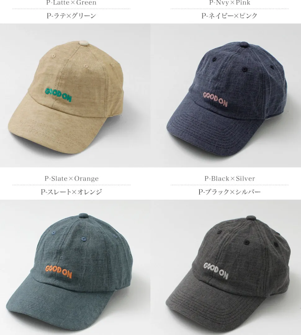 GOOD ON / GOOD ON Arch Logo Embroidered Cap