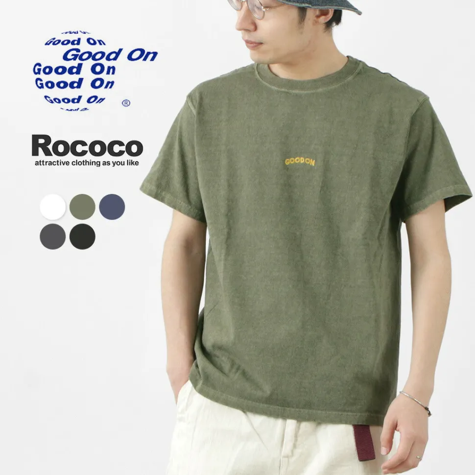 GOOD ON / GOOD ON Arch Logo Embroidery T-shirt