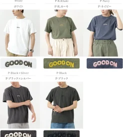 GOOD ON / GOOD ON Arch Logo Embroidery T-shirt