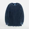 GOOD ON / Indigo Long Sleeve Thermal T-Shirt