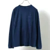 GOOD ON / Long Sleeve Pocket Crew Tee / Indigo Shave