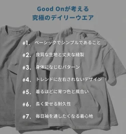 GOOD ON / Long Sleeve Pocket Crew T-Shirt