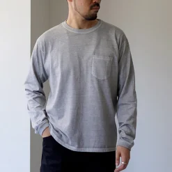 GOOD ON / Long Sleeve Pocket Crew T-Shirt