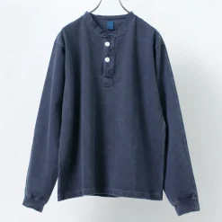 GOOD ON / L/S heavy henley T