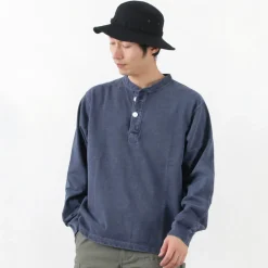 GOOD ON / L/S heavy henley T