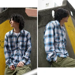 GOOD ON / Ombre Long Sleeve Open Shirt