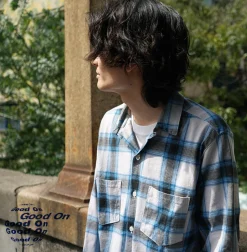 GOOD ON / Ombre Long Sleeve Open Shirt