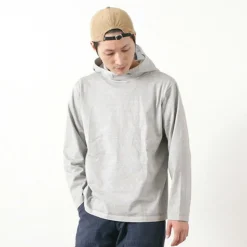GOOD ON / Pullover hooded T-shirt/long sleeves