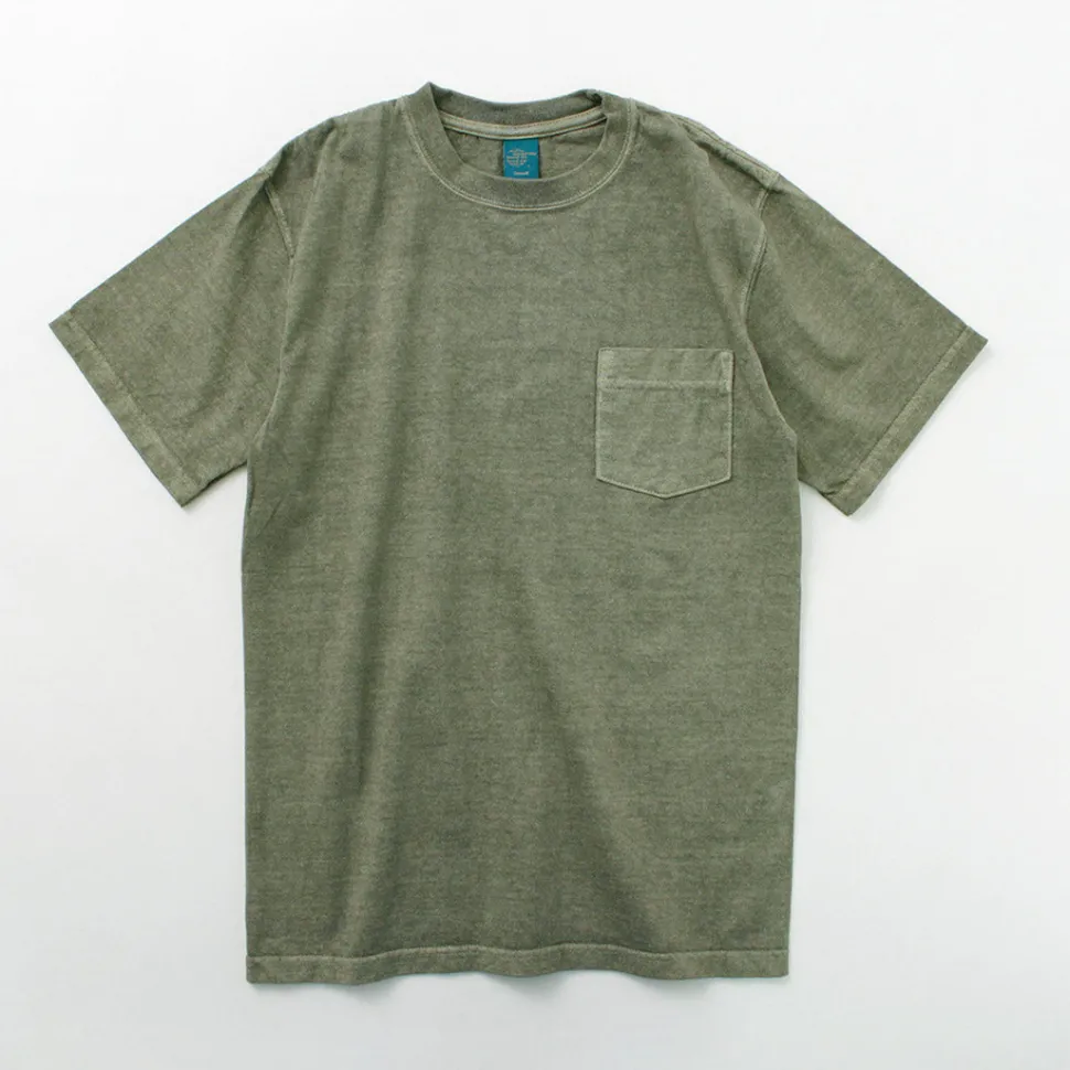 GOOD ON / Short Sleeve Basic Pocket Crew Neck T-Shirt
