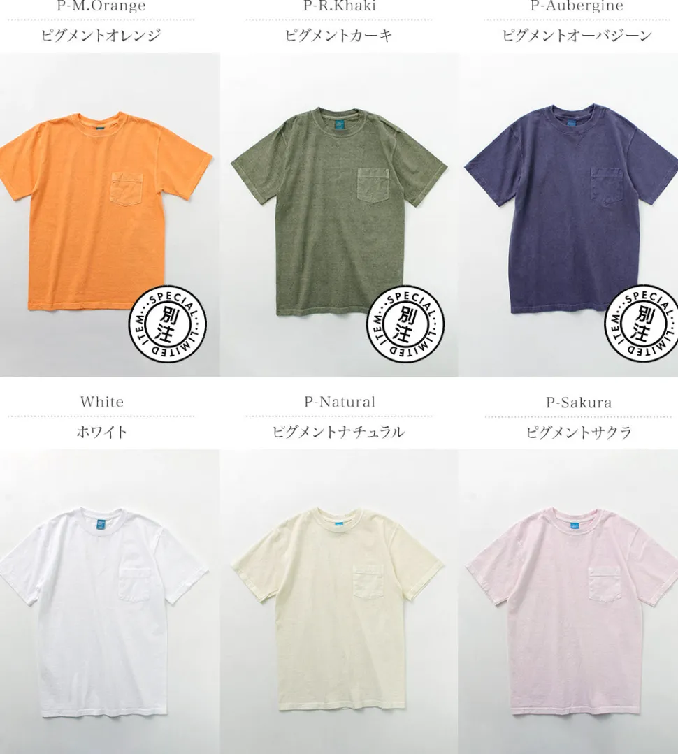 GOOD ON / Short Sleeve Basic Pocket Crew Neck T-Shirt
