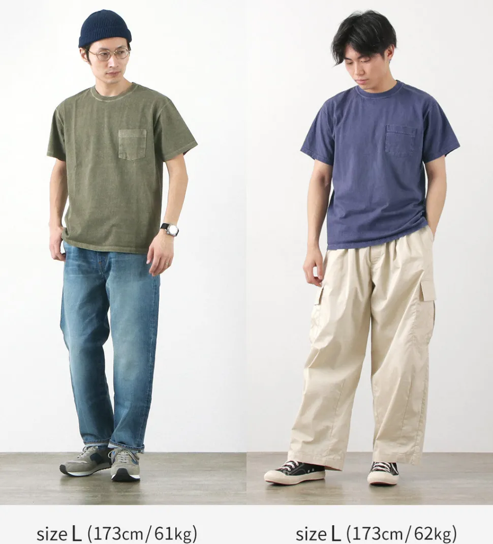 GOOD ON / Short Sleeve Basic Pocket Crew Neck T-Shirt