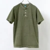 GOOD ON / Short sleeve henley neck T-shirt