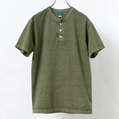 GOOD ON / Short sleeve henley neck T-shirt