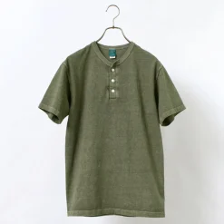 GOOD ON / Short sleeve henley neck T-shirt