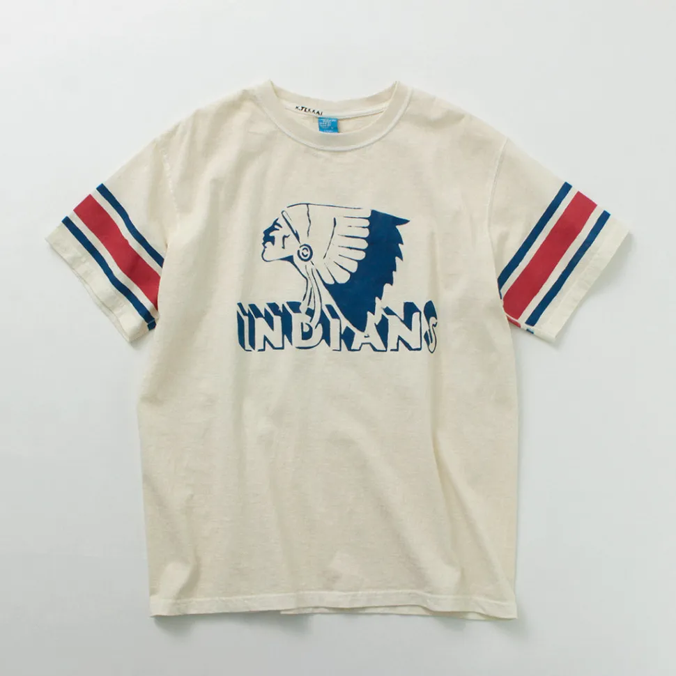 GOOD ON / Vintage Sleeve Indian S/S T-Shirt