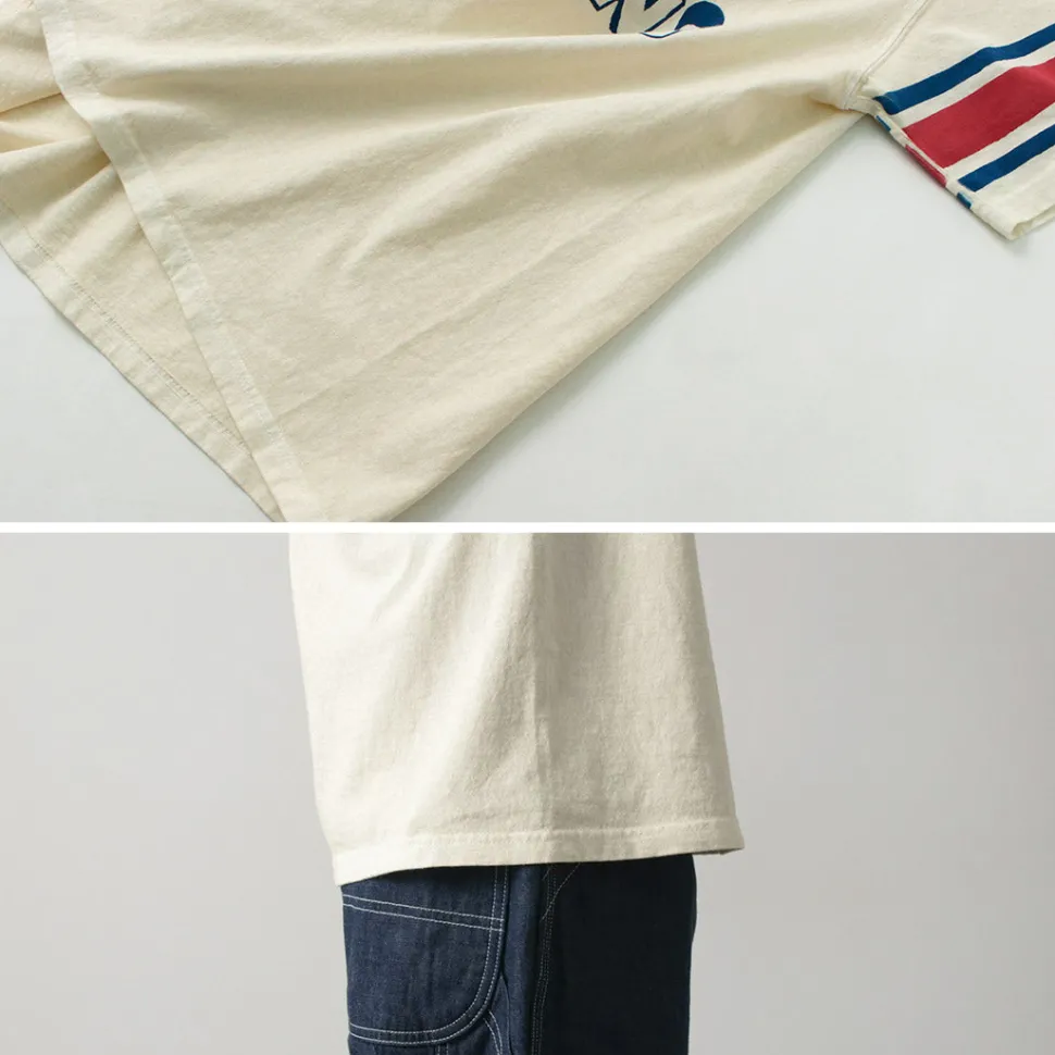 GOOD ON / Vintage Sleeve Indian S/S T-Shirt
