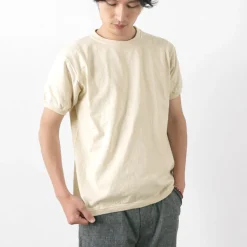 GOODWEAR / Crew Neck Short Sleeve T-Shirt Cuff and Hem Rib