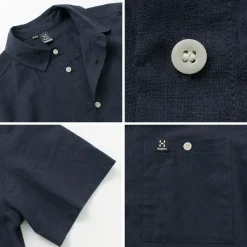 HAGLOFS / Curious Hemp Short Sleeve Shirt