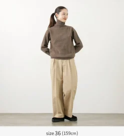 HARLEY OF SCOTLAND / Turtleneck Knit