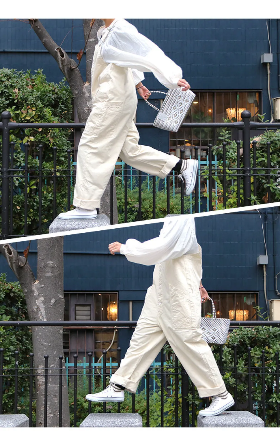 HARVESTY / Overalls / Chino Cross Dye