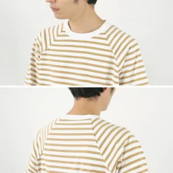 HAVE A GOOD DAY / Stripe Loose Short Sleeve T-Shirt