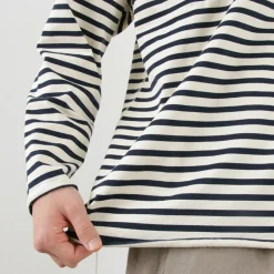 HAVE A GOOD DAY / Striped Loose Long Sleeve T-Shirt