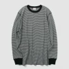 HEALTHKNIT / Basic Waffle Crew Neck Long Sleeve