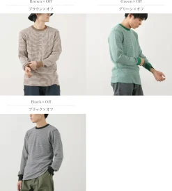 HEALTHKNIT / Basic Waffle Crew Neck Long Sleeve