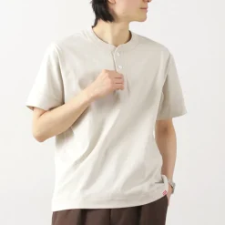 HEALTHKNIT / HEALTHKNIT x RAGHenry Neck T-shirt