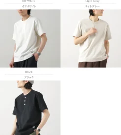 HEALTHKNIT / HEALTHKNIT x RAGHenry Neck T-shirt