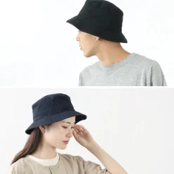 HIGHER / Bespoke Vintage Herringbone Bucket Hat