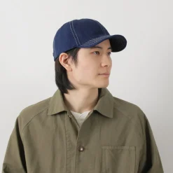 HIGHER / Blue Selvage Denim Cinchback Cap